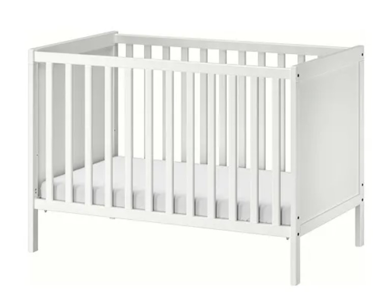 IKEA SUNDVIK 白色嬰兒床