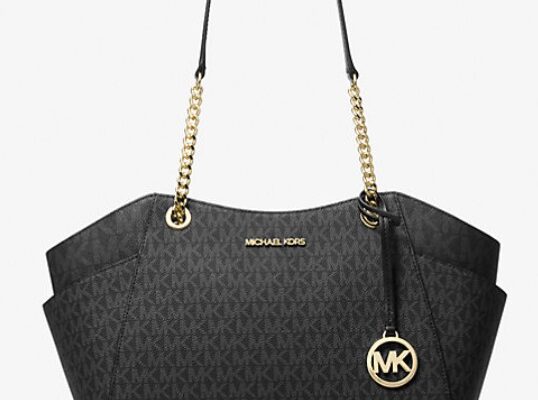Michael Kors Jet Set Large Signature Logo Shoulder Bag
