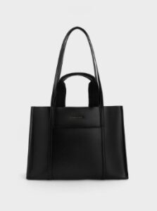 小資女托特包推薦4.Charles & Keith｜Shalia 粗鍊條包